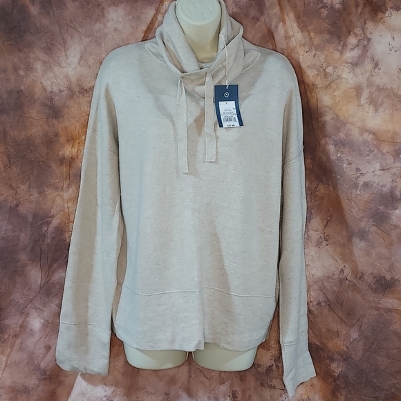 Universal Thread Target NWT sweater turtleneck long sleeve oatmeal (tan beige) L - Picture 3 of 13